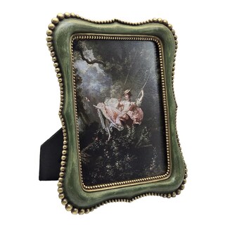 Foto 6 | Foto 6 | Marco De Fotos Yulink Vintage De 5 X 7 Pulgadas  Adornado En Verde Envejecido - Venta Internacional.