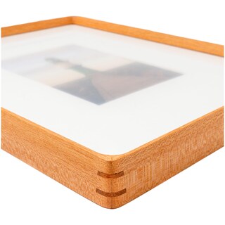 Foto 5 | Foto 5 | Marco De Fotos Zibrelte De Madera Natural De 16 X 16 Con 14 X 14 Cm Tapete - Venta Internacional.