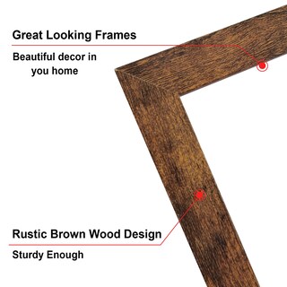 Foto 7 | Foto 7 | Marco De Fotos Seseat Marrón De 20 X 25 Cm  Juego De 6 Para 13 X 18 Cm - Venta Internacional.