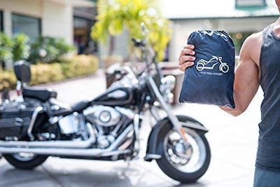 Foto 3 | Foto 3 | Funda Para Moto Xyzctem Impermeable Al Sol Para Todas Las Estaciones Negra - Venta Internacional.
