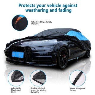 Foto 2 | Foto 2 | Funda De Coche Mornyray Impermeable Para Todo Tipo De Clima Para Sedán De 194 A 206 Pulgadas - Venta Internacional.