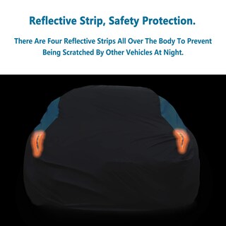 Foto 7 | Foto 7 | Funda De Coche Mornyray Impermeable Para Todo Tipo De Clima Para Sedán De 194 A 206 Pulgadas - Venta Internacional.
