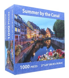 Foto 4 | Foto 4 | Puzle Summer By The Canal 1000 Piezas 68 58 X 50 8 Cm - Venta Internacional.