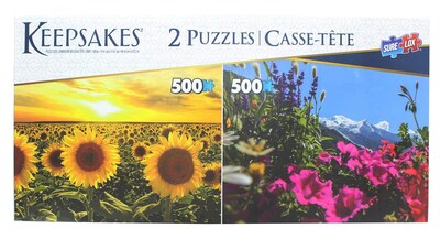 Foto 1 | Foto 1 | Rompecabezas Sunature Wildflowers 500 Piezas Juego De 2 - Venta Internacional.