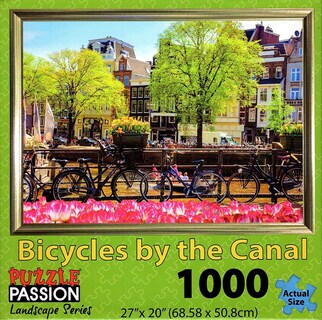 Foto 1 | Foto 1 | Rompecabezas Guoml Puzzle Passion Bicycles De The Canal 1000 Unidades - Venta Internacional.