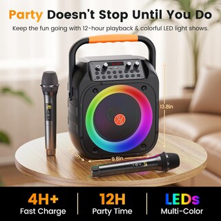 Foto 7 | Foto 7 | Máquina De Karaoke Hualian Micrófonos Portátiles Bluetooth 2 - Venta Internacional.
