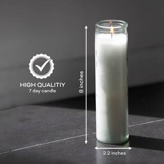 Foto 3 | Foto 3 | Vela De Oración Devocional Estrella Blanca 5x20cm Blanca - Venta Internacional.