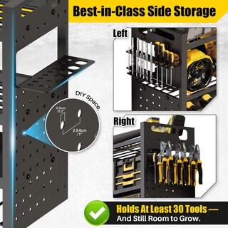Foto 4 | Foto 4 | Estante Para Almacenamiento De Garaje Organizador De Herramientas Eléctricas Sturdiflow 49 Pulgadas - Venta Internacional.