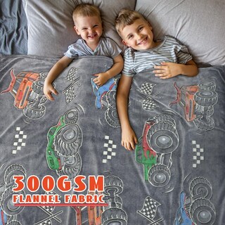Foto 3 | Foto 3 | Manta Ordm Que Brilla En La Oscuridad Para Niños Camioneta 150 X 200 Cm - Venta Internacional.