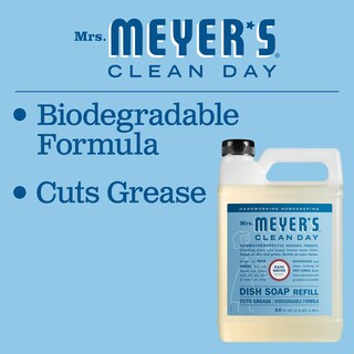 Foto 4 | Foto 4 | Recambio De Jabón Líquido Para Platos Mrs. Meyer's Clean Day 1 42 L Rain - Venta Internacional.