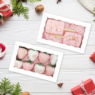 Foto 2 | Foto 2 | Cajas Para Galletas Johopack 50 Unidades Panadería Con Ventana 20 X 12 X 5 Cm Color Blanco - Venta Internacional.