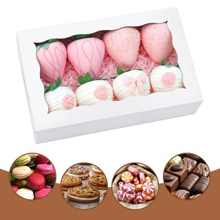 Foto 7 | Foto 7 | Cajas Para Galletas Johopack 50 Unidades Panadería Con Ventana 20 X 12 X 5 Cm Color Blanco - Venta Internacional.