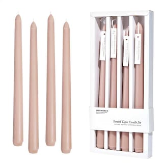 Foto 1 | Foto 1 | Cera De Soja Natural Taper Candles Sense Island Sahara Beige 25 Cm - Venta Internacional.