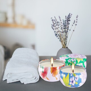 Foto 4 | Foto 4 | Juego De Velas Aromáticas Cltniket De 2.5 Oz X 16 Con Diseño Floral - Venta Internacional.