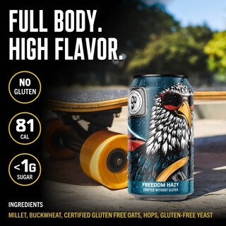 Foto 5 | Foto 5 | Cerveza Artesanal Sin Alcohol Go Brewing Freedom Hazy Ipa 355 Ml - Venta Internacional.