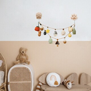 Foto 5 | Foto 5 | Juego De Ganchos De Madera Con Forma De Animal Thungeek Para Niños: Zorros Ciervos Osos Y Erizos - Venta Internacional.