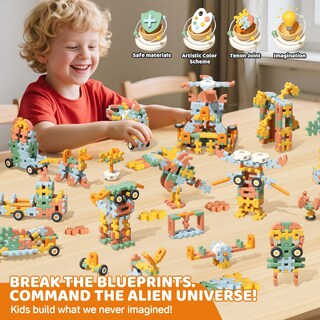 Foto 2 | Foto 2 | Bloques De Construcción Kaelinda Interlocking Para Niños Pequeños De 3 A 5 Años - Venta Internacional.