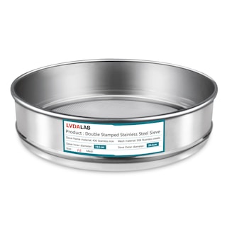 Foto 1 | Foto 1 | Tamiz De Laboratorio Lvdalab 304 Malla De Acero Inoxidable 16 Mallas (1 18 Mm) - Venta Internacional.