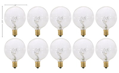 Foto 1 | Foto 1 | Bombillas Kor G16.5 Diseño De Candelabro Decorativo Con Acabado Transparente 25 W - Venta Internacional.