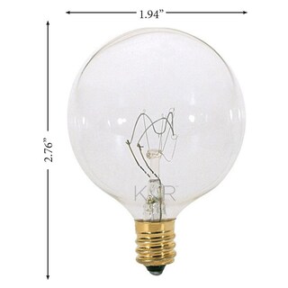 Foto 2 | Foto 2 | Bombillas Kor G16.5 Diseño De Candelabro Decorativo Con Acabado Transparente 25 W - Venta Internacional.