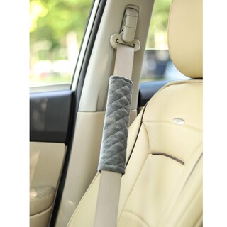 Foto 3 | Foto 3 | Almohadillas De Hombro Para Cinturón De Seguridad Amooca Soft Gris Oscuro 2 Unidades - Venta Internacional.