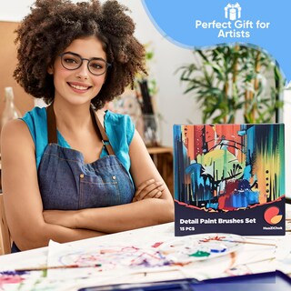 Foto 7 | Foto 7 | Juego De Pinceles Huazichok 15 Piezas Para Pintar Maquetas - Venta Internacional.