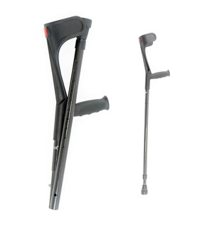 Foto 2 | Foto 2 | Muletas Kmina Pro Plegables De Fibra De Carbono Con Puño Abierto 2 Unidades Para Adultos - Venta Internacional.