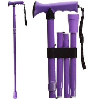 Foto 1 | Foto 1 | Bastón Healthsmart Plegable Suave Y Cómodo Color Lavanda - Venta Internacional.