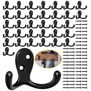 Foto 1 | Foto 1 | Coat Hooks Homanu Paquete De 34 Unidades Resistentes De Doble Punta Montados En La Pared - Venta Internacional.