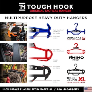 Foto 4 | Foto 4 | Hanger Tough Hook Original Heavy Duty De 90 Kg De Capacidad  Color Gris - Venta Internacional.