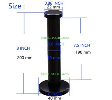 Foto 5 | Foto 5 | Ganchos De Montaje En Pared Nelxulas Classic De Acero Inoxidable Negro - Venta Internacional.