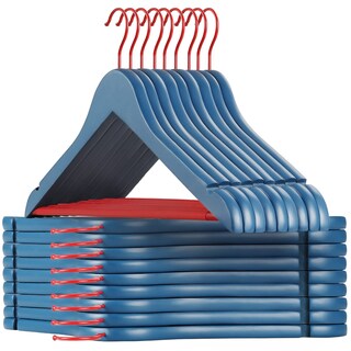 Foto 1 | Foto 1 | Perchas De Madera Topia Hanger Premium Paquete De 16 Azul/rojo - Venta Internacional.