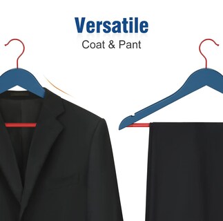 Foto 5 | Foto 5 | Perchas De Madera Topia Hanger Premium Paquete De 16 Azul/rojo - Venta Internacional.