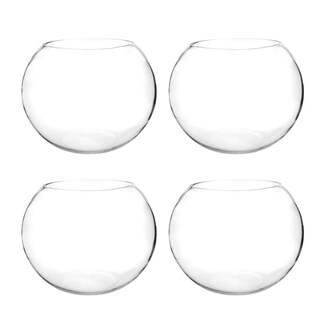 Foto 1 | Foto 1 | Jarrones De Cristal Con Burbujas Para Manualidades Y Fiestas 8 X 10 Cm Juego De 4 - Venta Internacional.