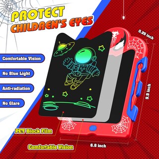 Foto 6 | Foto 6 | Tableta De Escritura Lcd Spider Para Niños De 3 A 8 Años Con Lápiz Capacitivo De 8.5 Pulgadas - Venta Internacional.