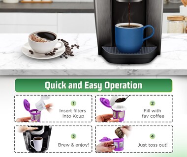 Foto 7 | Foto 7 | Filtros De Café Vivi Sky K Taza De Papel Con Tapa Para Keurig 300 Unidades - Venta Internacional.