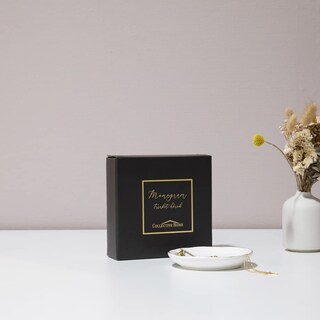 Foto 4 | Foto 4 | Bandeja Para Joyas Collective Home Cerámica Blanca Para Mujer 12 Cm - Venta Internacional.