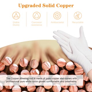 Foto 6 | Foto 6 | Kit De Varillas De Radiestesia Mardili 99 9% De Cobre Puro 30 Cm - Venta Internacional.