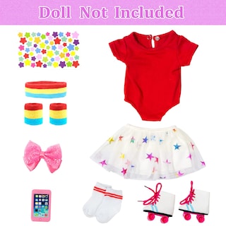 Foto 2 | Foto 2 | Set De Accesorios Para Muñeca Niña Otmoon De 18 Pulgadas Con Patín De Viaje - Venta Internacional.