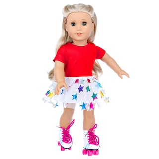 Foto 4 | Foto 4 | Set De Accesorios Para Muñeca Niña Otmoon De 18 Pulgadas Con Patín De Viaje - Venta Internacional.