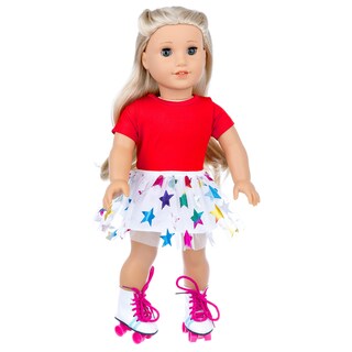 Foto 5 | Foto 5 | Set De Accesorios Para Muñeca Niña Otmoon De 18 Pulgadas Con Patín De Viaje - Venta Internacional.