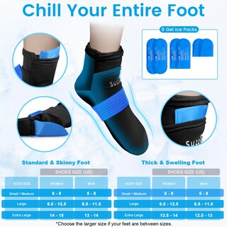 Foto 4 | Foto 4 | Calcetines De Terapia Fría Y Bolsa De Hielo Para Manos Suzzipad S/m - Venta Internacional.