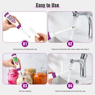 Foto 3 | Foto 3 | Medidor De Ph Gidigi Food Comprobador Electrónico Digital Con Tampón - Venta Internacional.