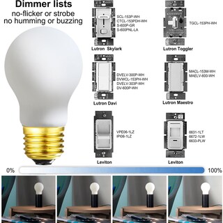 Foto 6 | Foto 6 | Bombilla Led Leools A15 8 W 600 Lm Regulable 4000 K Paquete De 6 - Venta Internacional.