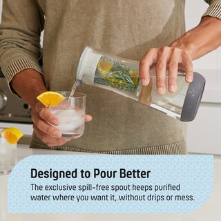 Foto 3 | Foto 3 | Filtro De Agua Pitcher Hydros Slim Design 1 2 L Azul Sin Bpa - Venta Internacional.