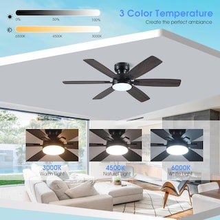 Foto 3 | Foto 3 | Ventilador De Techo Kviflon 52 Con Luces Mando A Distancia Color Negro - Venta Internacional.