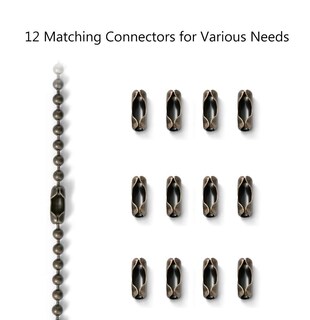 Foto 3 | Foto 3 | Cadena De Tracción Para Ventilador De Techo Smotecq De 3 Mm Con Cuentas De 3 M Con Conectores - Venta Internacional.