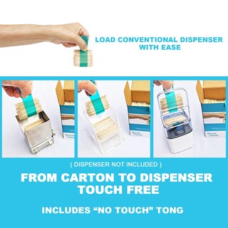 Foto 3 | Foto 3 | Palillos De Dientes Serve Clean  Madera De Abedul Blanca  5000 Unidades - Venta Internacional.