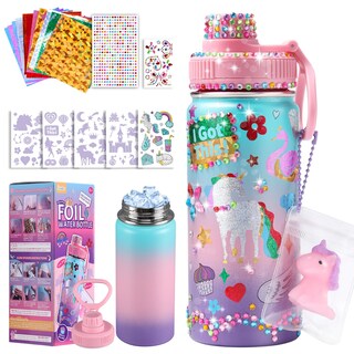 Foto 1 | Foto 1 | Kit De Botellas De Agua Jmmico Decora Tu Propio Unicornio Para Niñas De 4 A 10 Años - Venta Internacional.