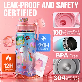 Foto 3 | Foto 3 | Kit De Botellas De Agua Jmmico Decora Tu Propio Unicornio Para Niñas De 4 A 10 Años - Venta Internacional.